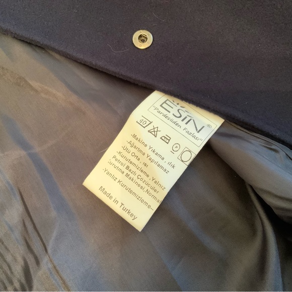 ESIN Women’s Trench Coat Made in Turkey Size 46 - Picture 3 of 13
